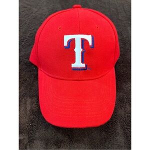 Texas Rangers Baseball Hat Red Adjustable Sixth Man Promotions